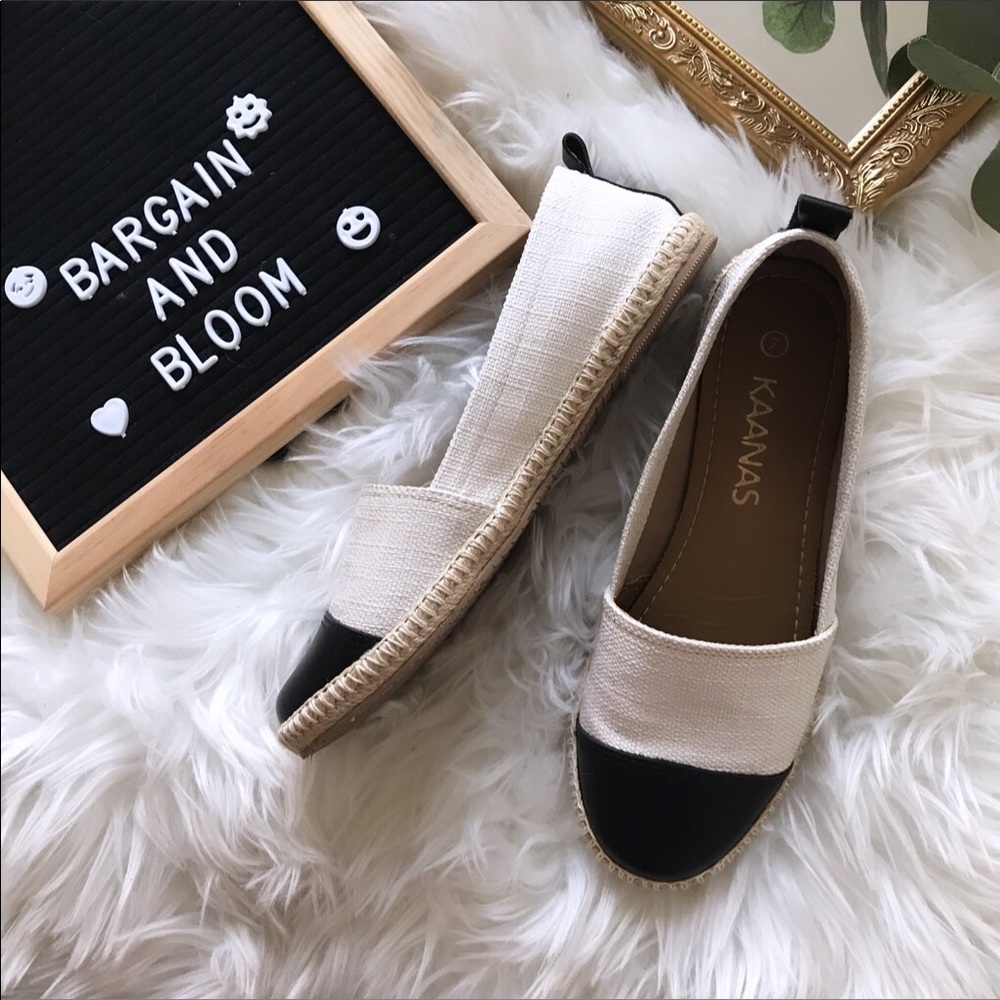 💕LIKE NEW Espadrille Slip Ons by KAANAS